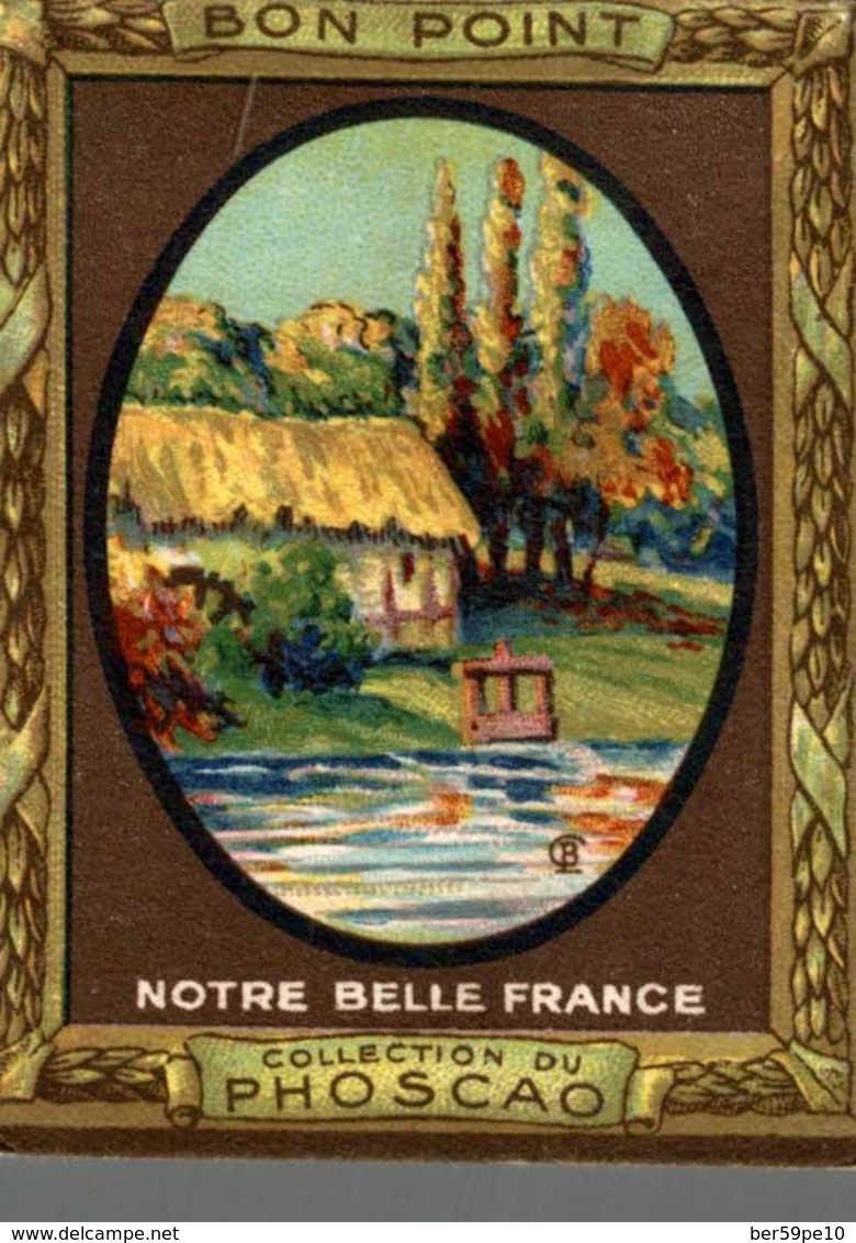 CHROMO COLLECTION DU PHOSCAO BON POINT  NOTRE BELLE FRANCE  VIEUX MOULIN EN NORMANDIE - Autres & Non Classés