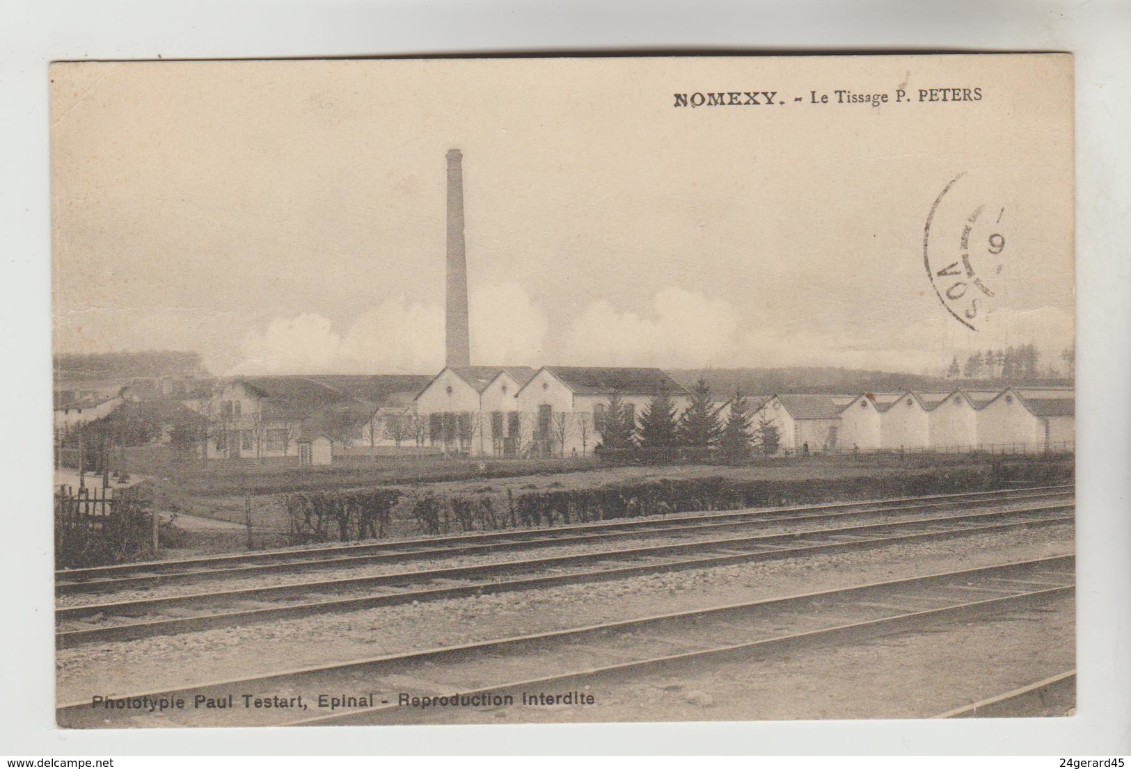 CPA NOMEXY (Vosges) - Le Tissage P. PETERS - Nomexy