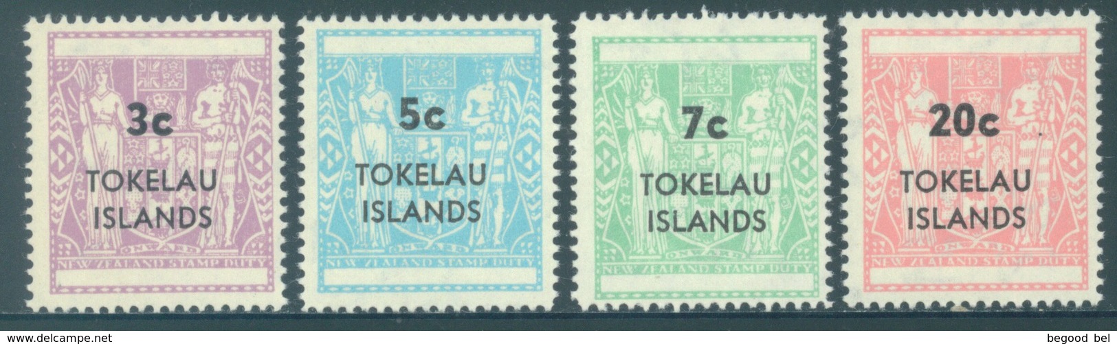 TOKELAU - MNH/** - 1967 - Yv 12-15 TAX OVERPRINT -  Lot 18346 - Tokelau