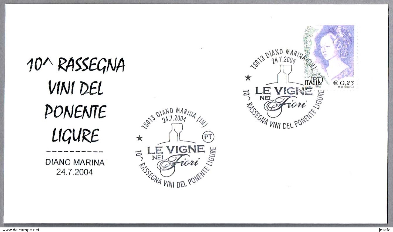 10ª Feria VINOS DEL PONENTE LIGURE. Diano Marina, Imperia, 2004 - Vinos Y Alcoholes