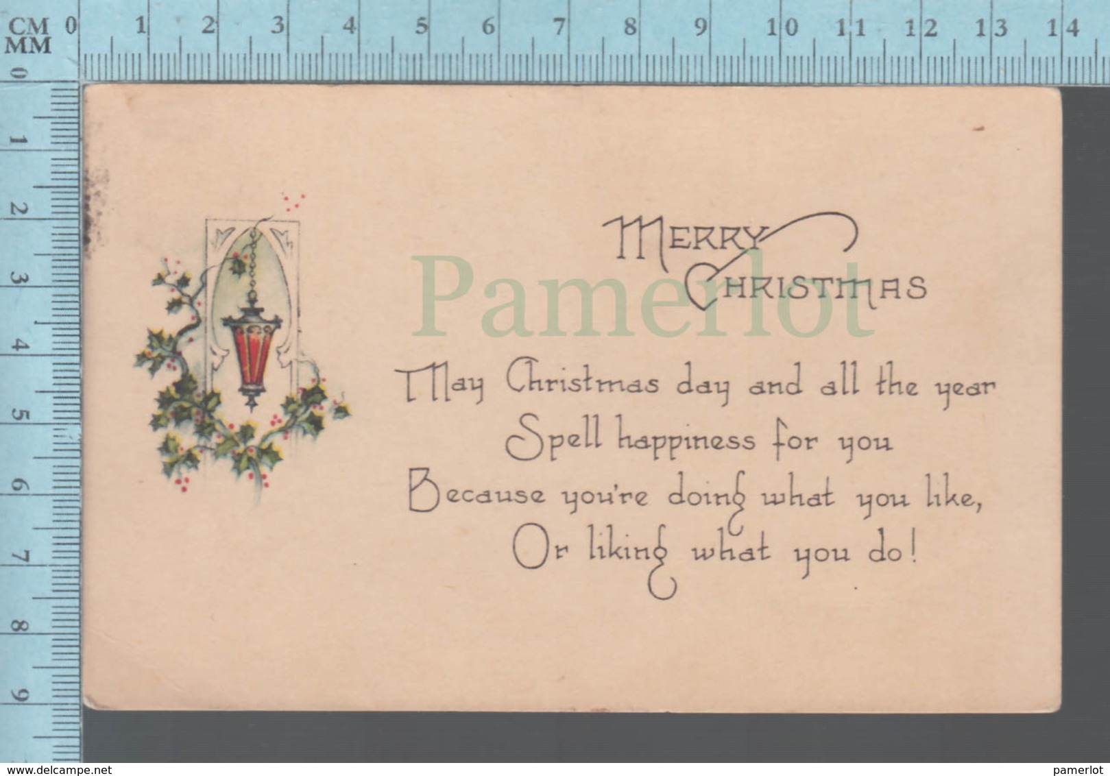 CPA - Merry  Christmas- Cover Rockville Conn. C 1920, With 22 Beetween Killer,   With USA Stamp - Autres & Non Classés