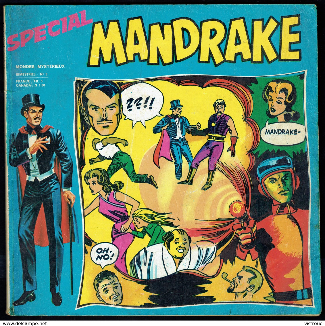 SPECIAL MANDRAKE - Bimestriel N° 3 - Edition Des Remparts - 1974. - Mandrake