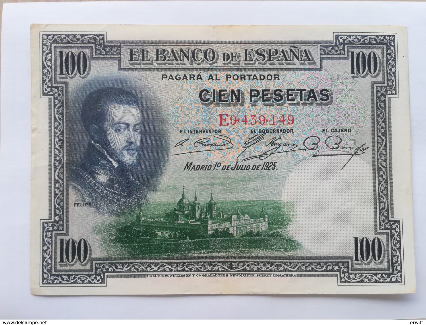 SPAGNA 100 PESETAS 1925 - 100 Pesetas