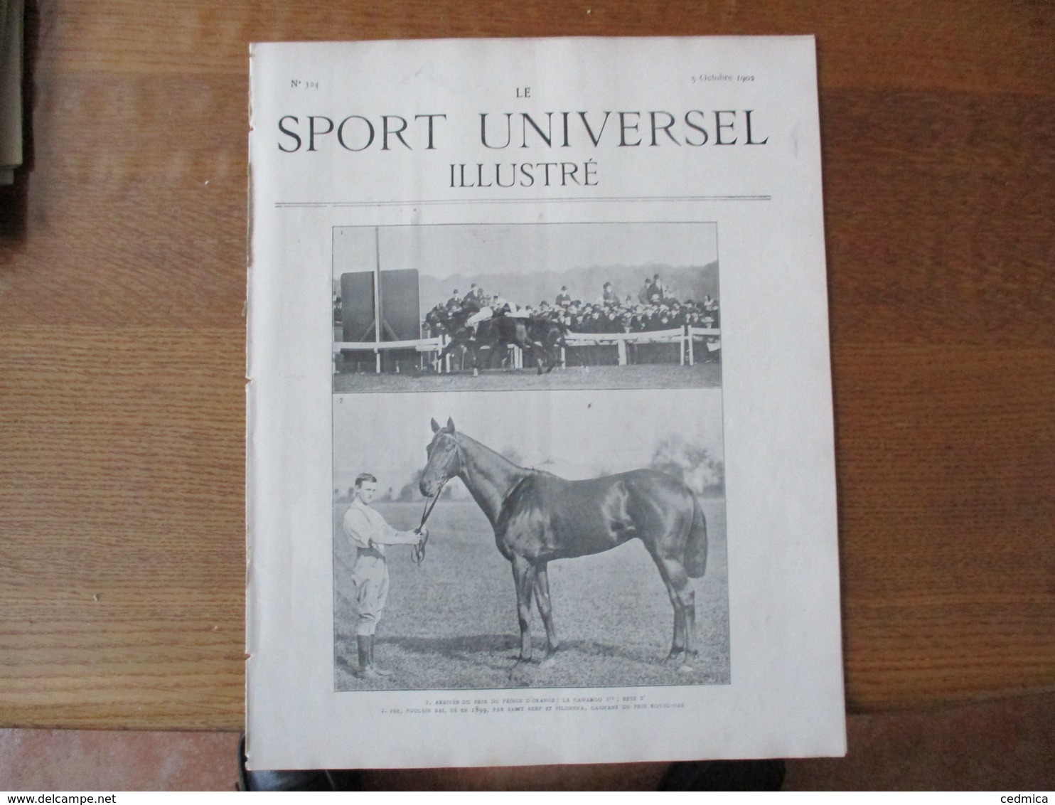 LE SPORT UNIVERSEL ILLUSTRE N°324 5 OCTOBRE 1902 ECURIE D'ENTRAINEMENT DE M. ED. BLANC,CHASSE D'ETE EN BAIE DE SOMME - 1900 - 1949