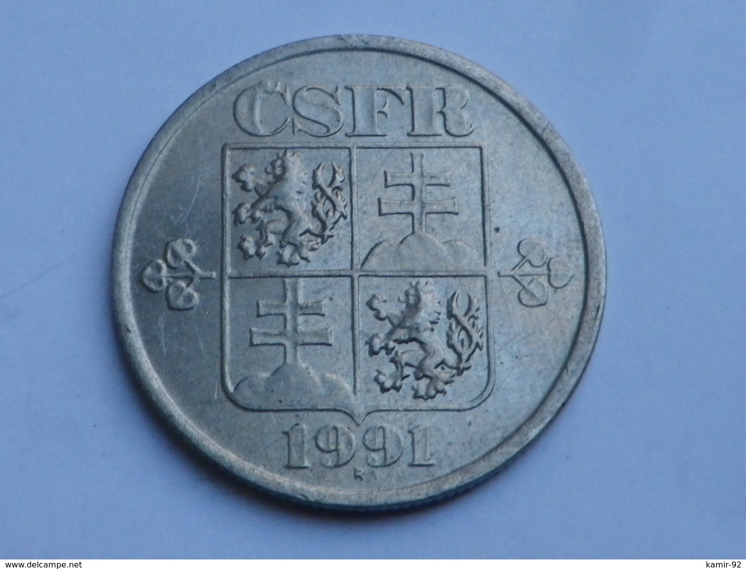 Tchecoslovaquie  50 Haleru  1991   Cupronickel      Km#144     TTB - Czechoslovakia