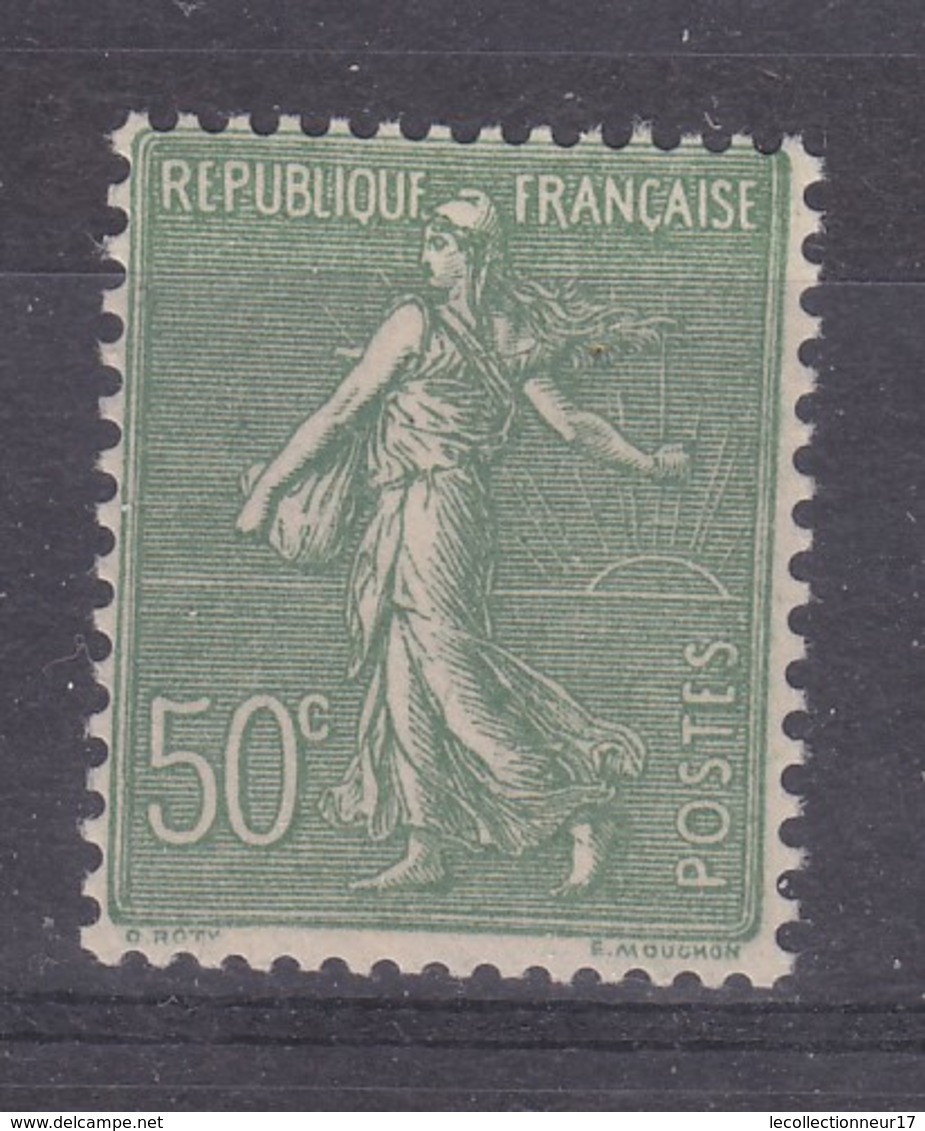 France Année 1924-1932 Type Semeuse Lignée N° 198** 50 C Olive Lot 1181 - 1903-60 Semeuse Lignée