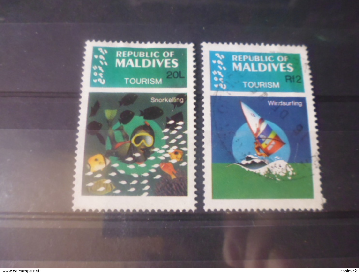 MALDIVES YVERT N°962.963 - Maldives (1965-...)