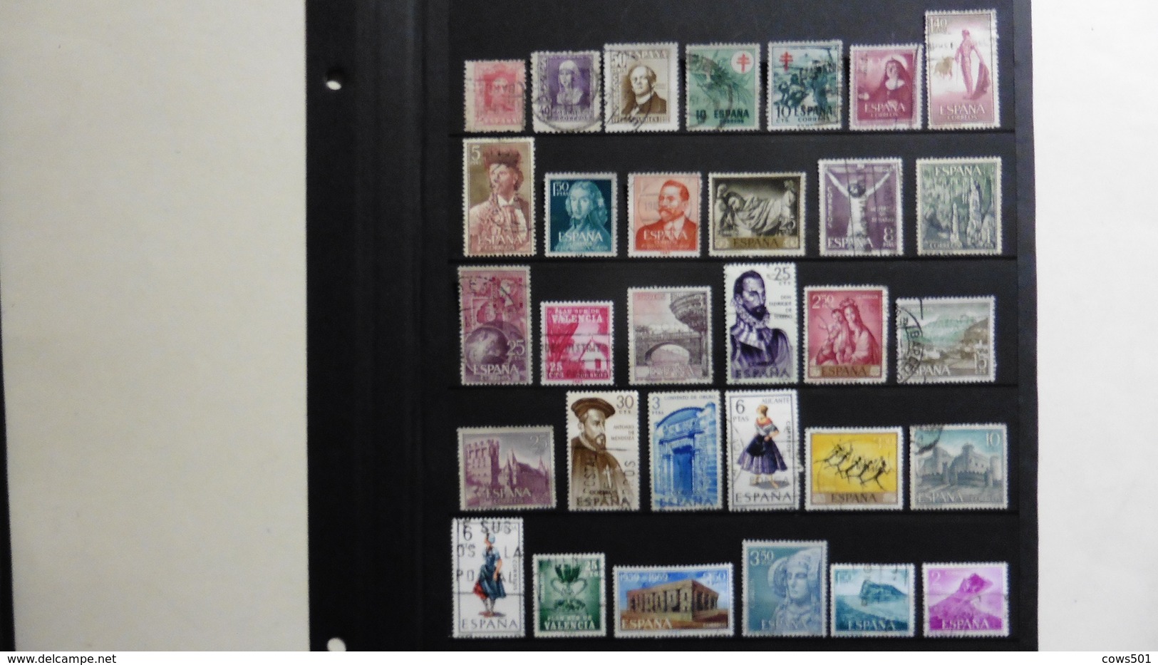 Espagne : 31 Timbres Oblitérés - Collections