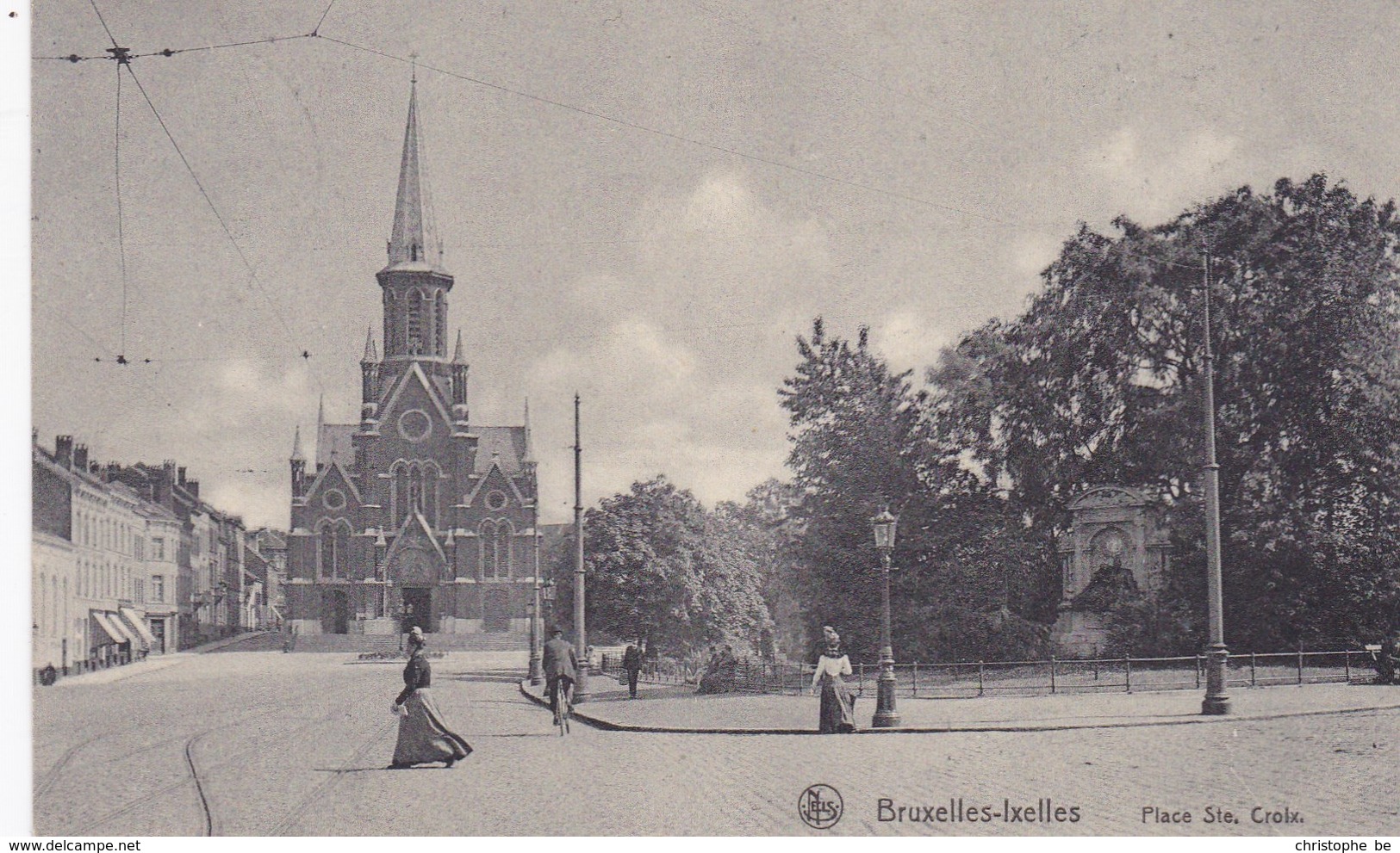 Brussel, Bruxelles, Ixelles, La Place Ste Cecile  (pk51496) - Ixelles - Elsene