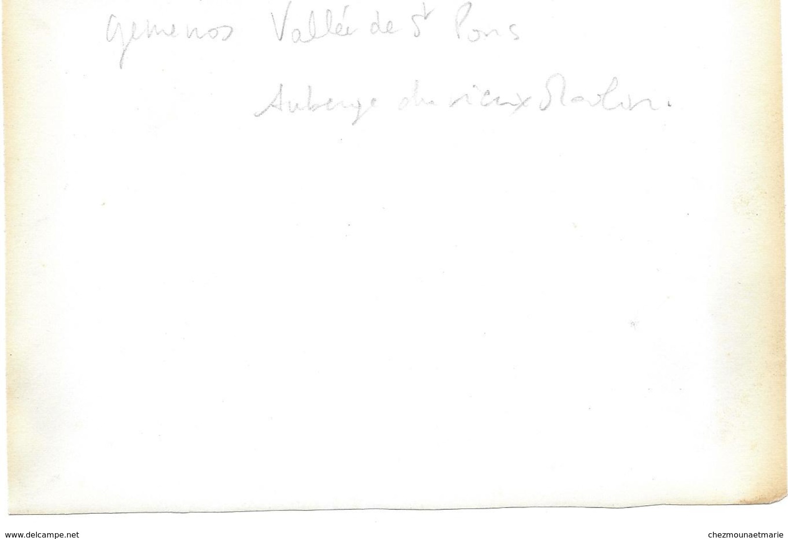 GEMENOS - AUBERGE AU VIEUX MOULIN - MAISON UNION DEPARTEMENTALE SYNDICATS BOUCHES DU RHONE - PHOTO 17 X 12 CM - Métiers
