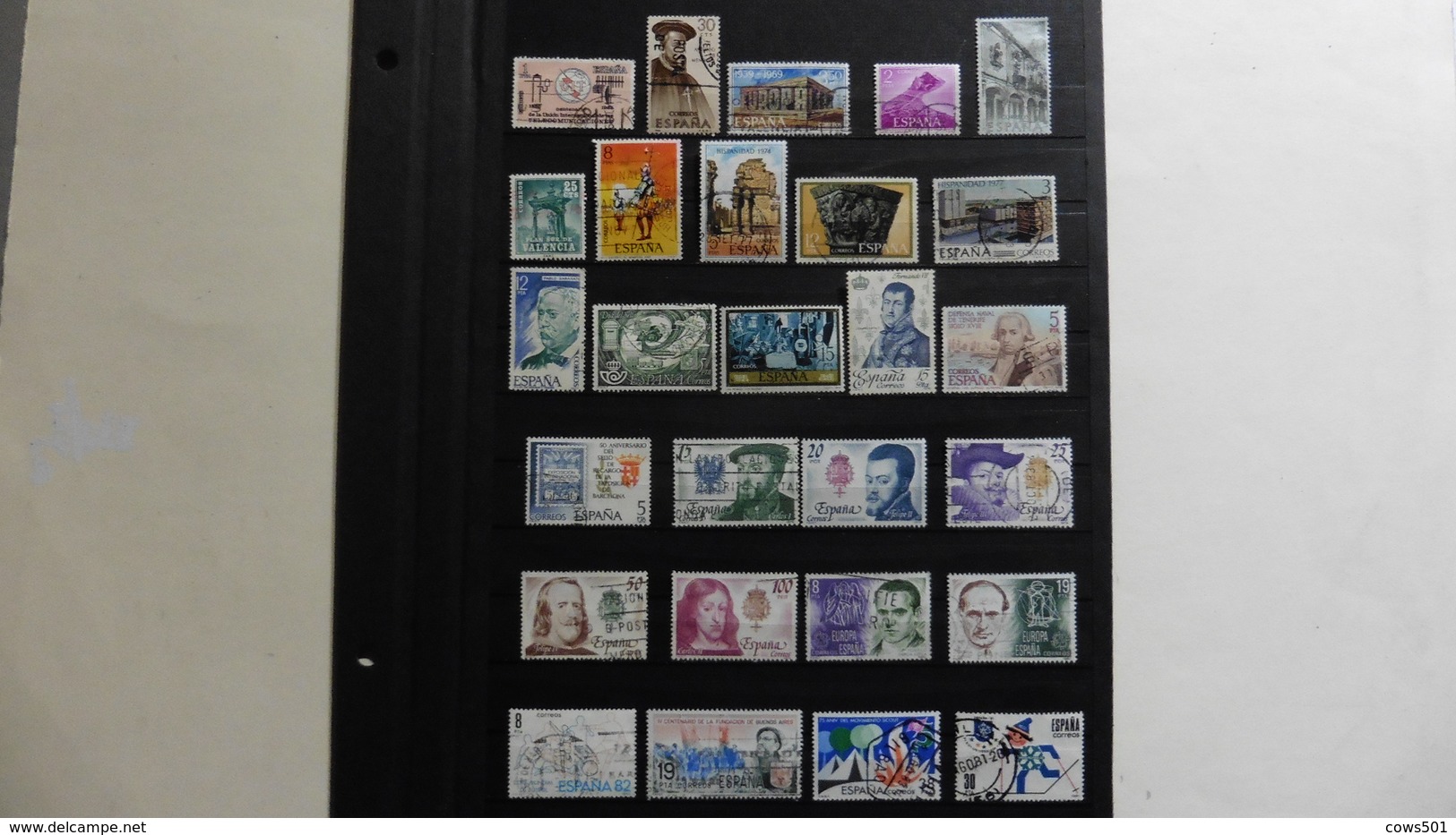 Espagne : 27 Timbres Oblitérés - Collections