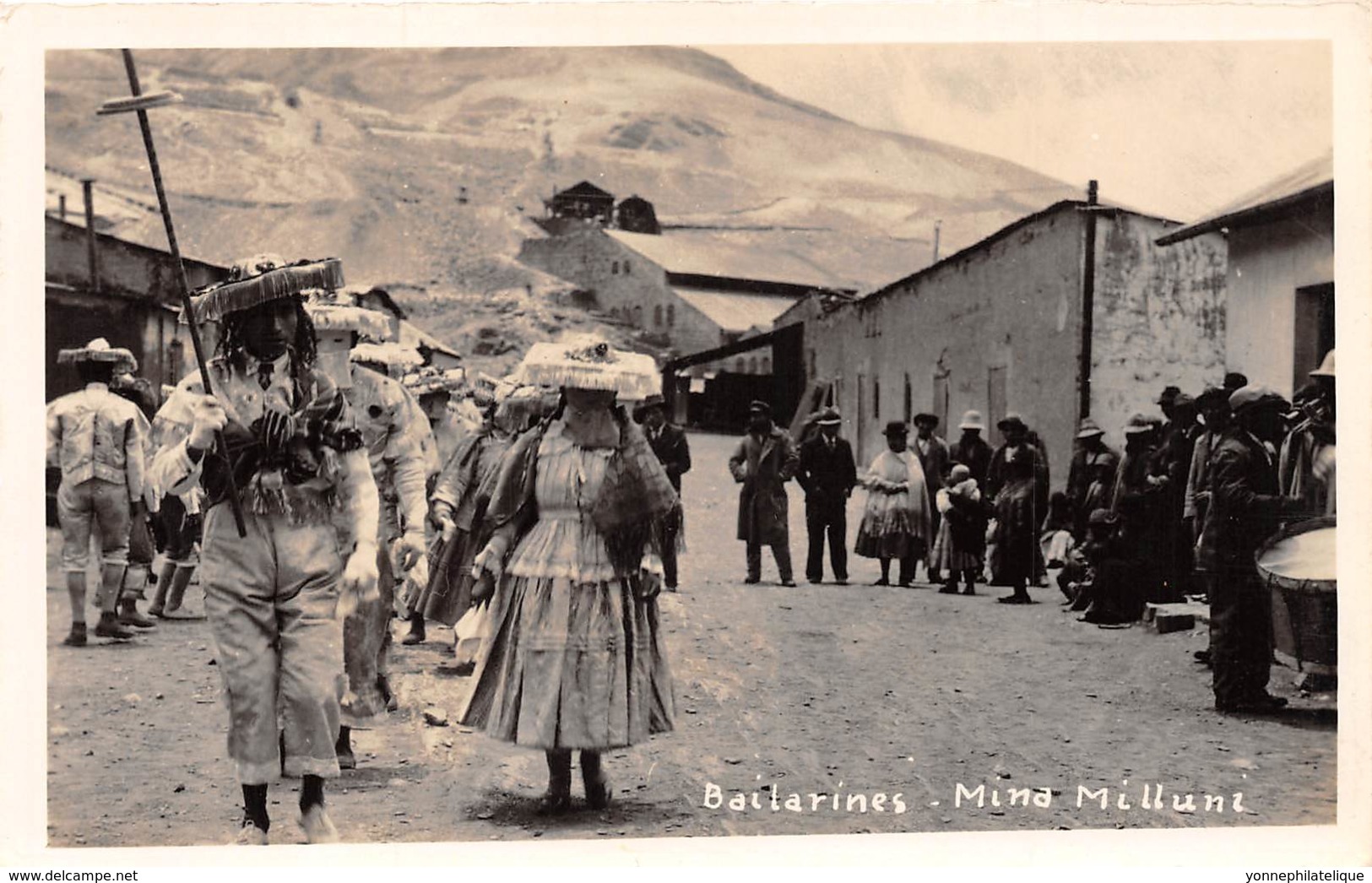 Bolivie - Ethnic H / 37 - Bailarines - Mina Milluni - Bolivia