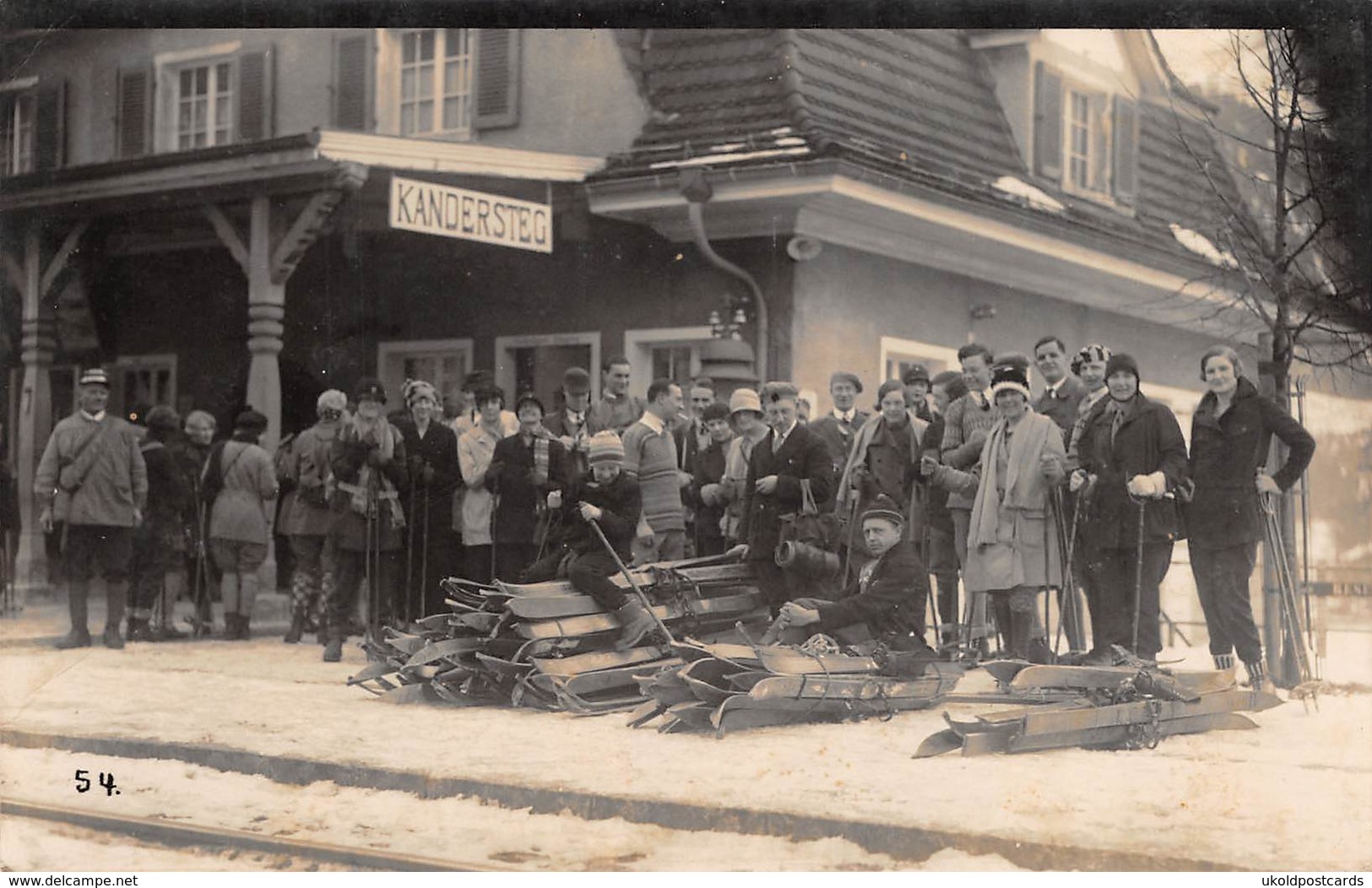 CPA  Suisse, KANDERSTEG, Carte Photo. - Kandersteg