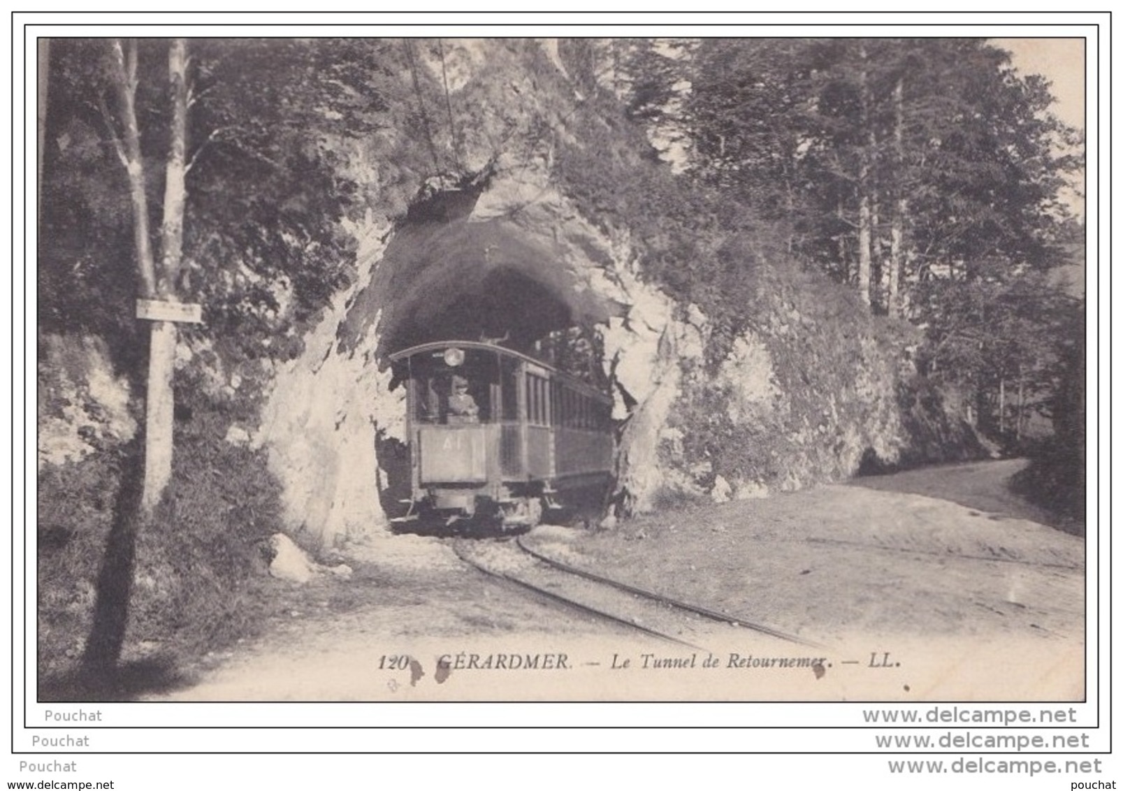 88) Gérardmer (Vosges) Le Tunnel De Retournemer  - (train) - Gerardmer