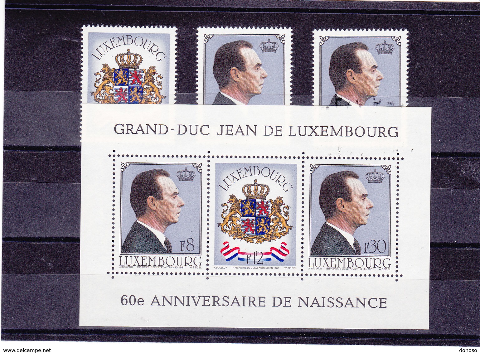 LUXEMBOURG 1981 Années Complètes  Yvert  972-995 + BF 13 NEUF** MNH - Annate Complete