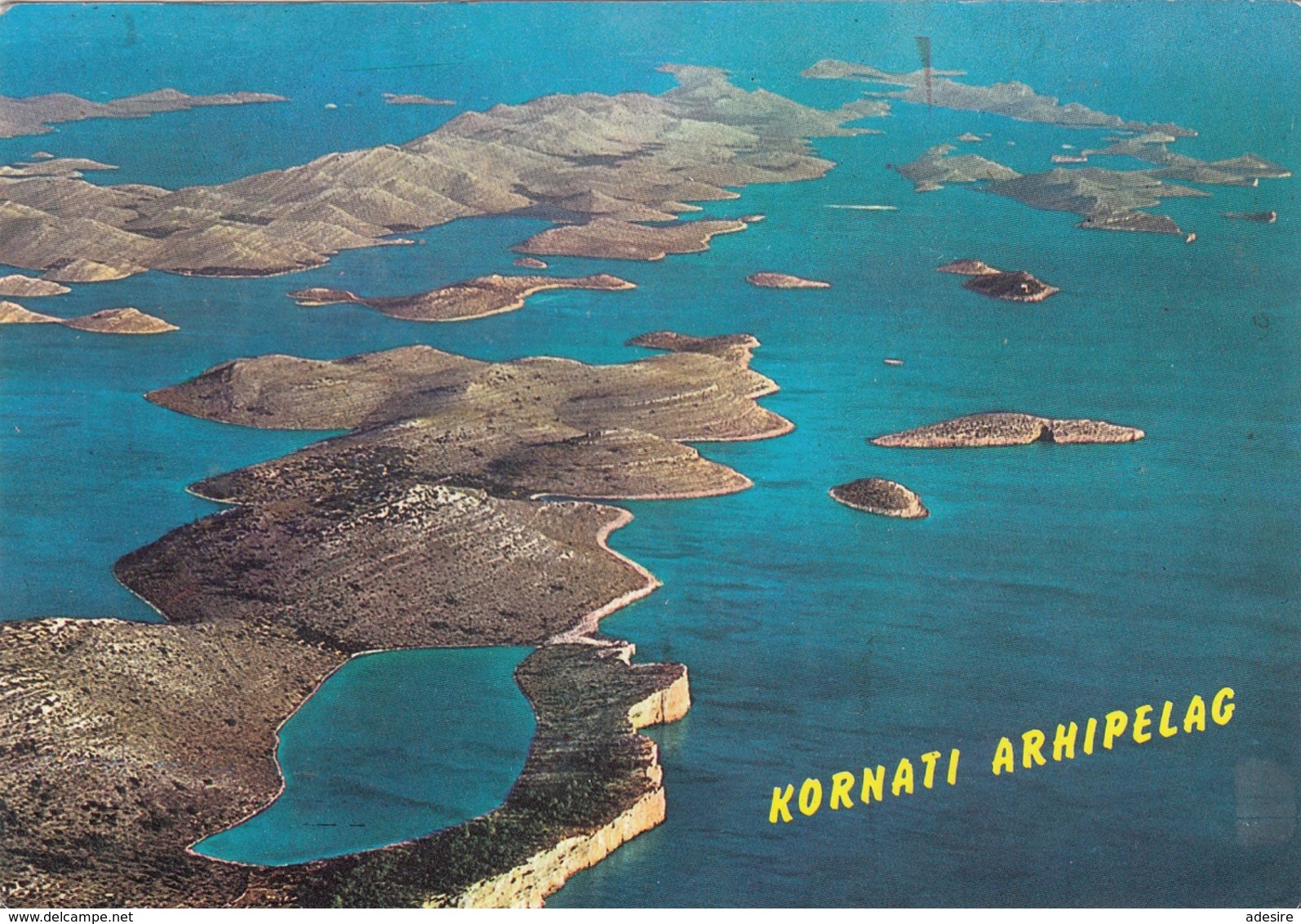 JUGOSLAWIEN 197? - 4 Marken Auf Ak KORNATI ARHIPELAG - Briefe U. Dokumente