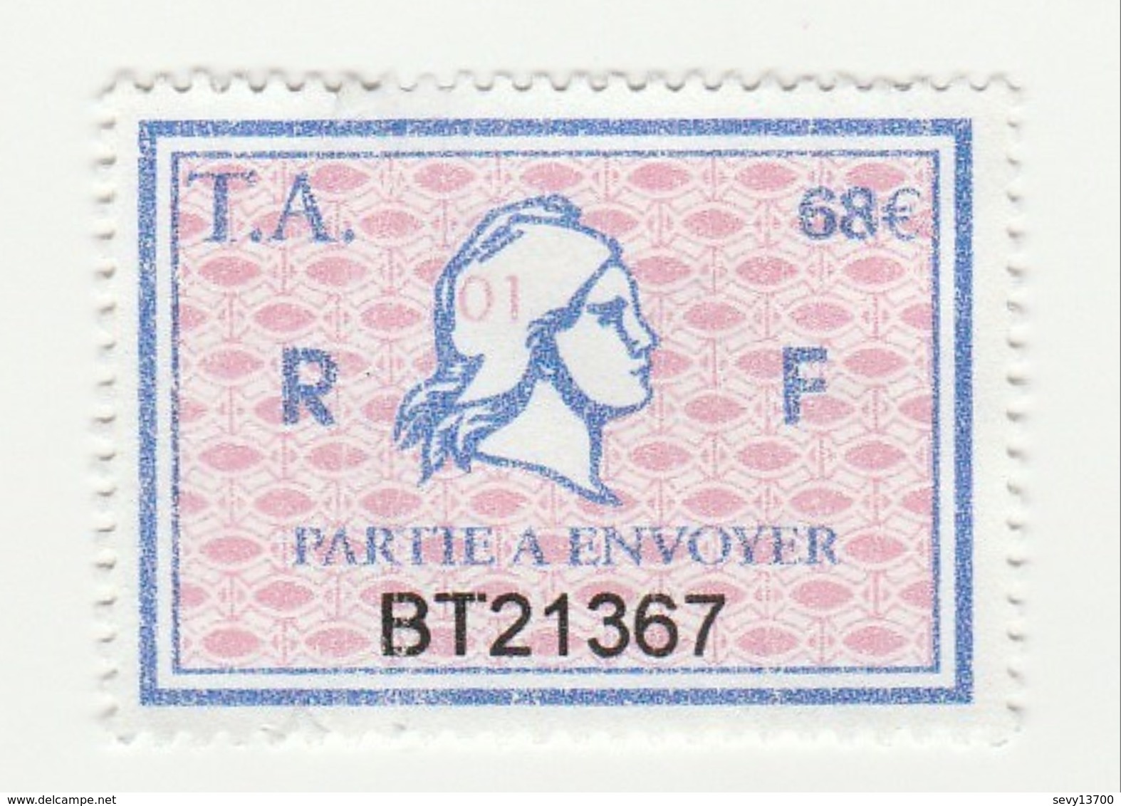 Série Timbres Fiscaux -  1 Timbre Amende Millésime 01 - Autres & Non Classés