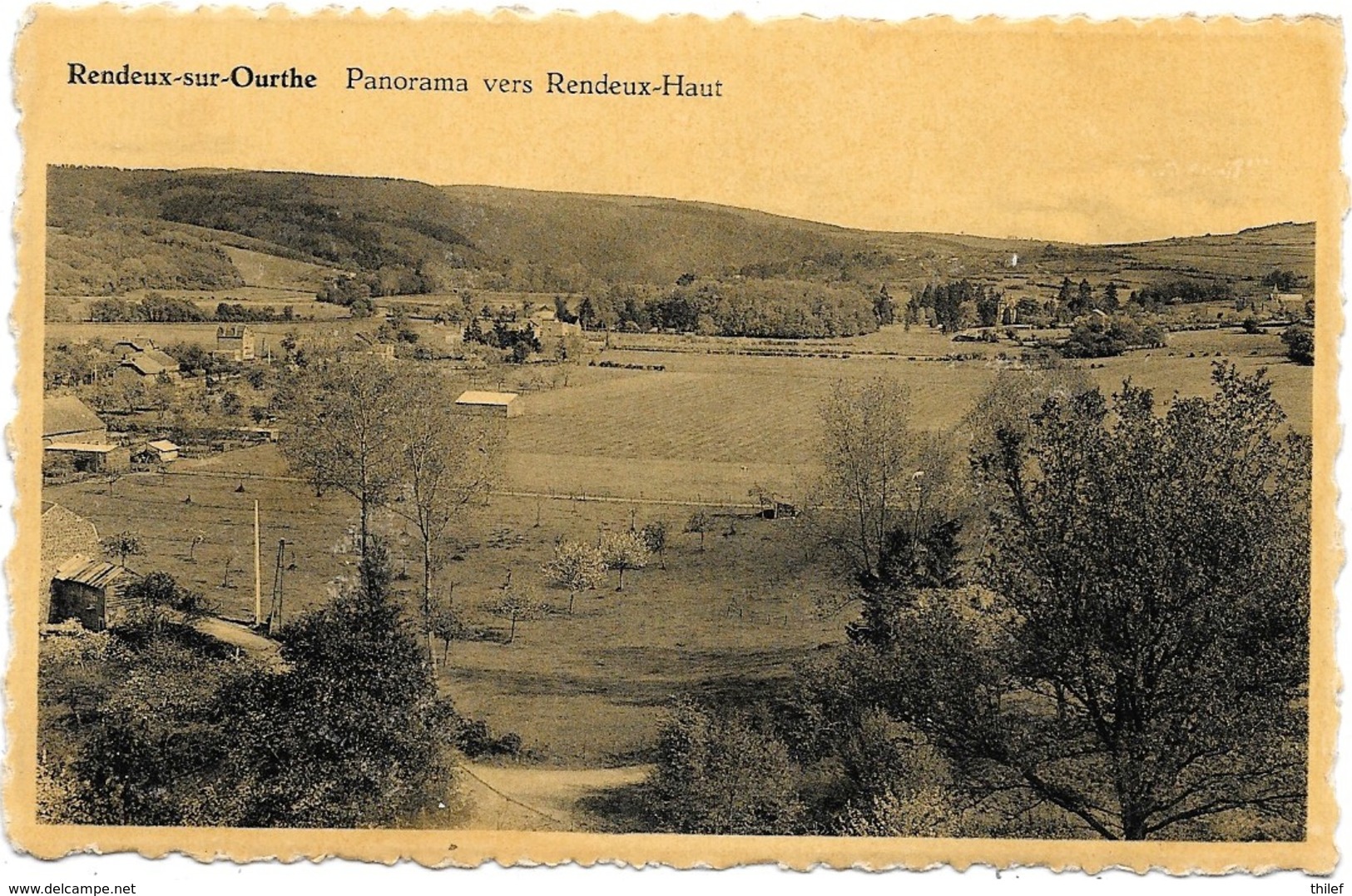 Rendeux-sur-Ourthe NA4: Panorama  Vers Rendeux-Haut - Rendeux