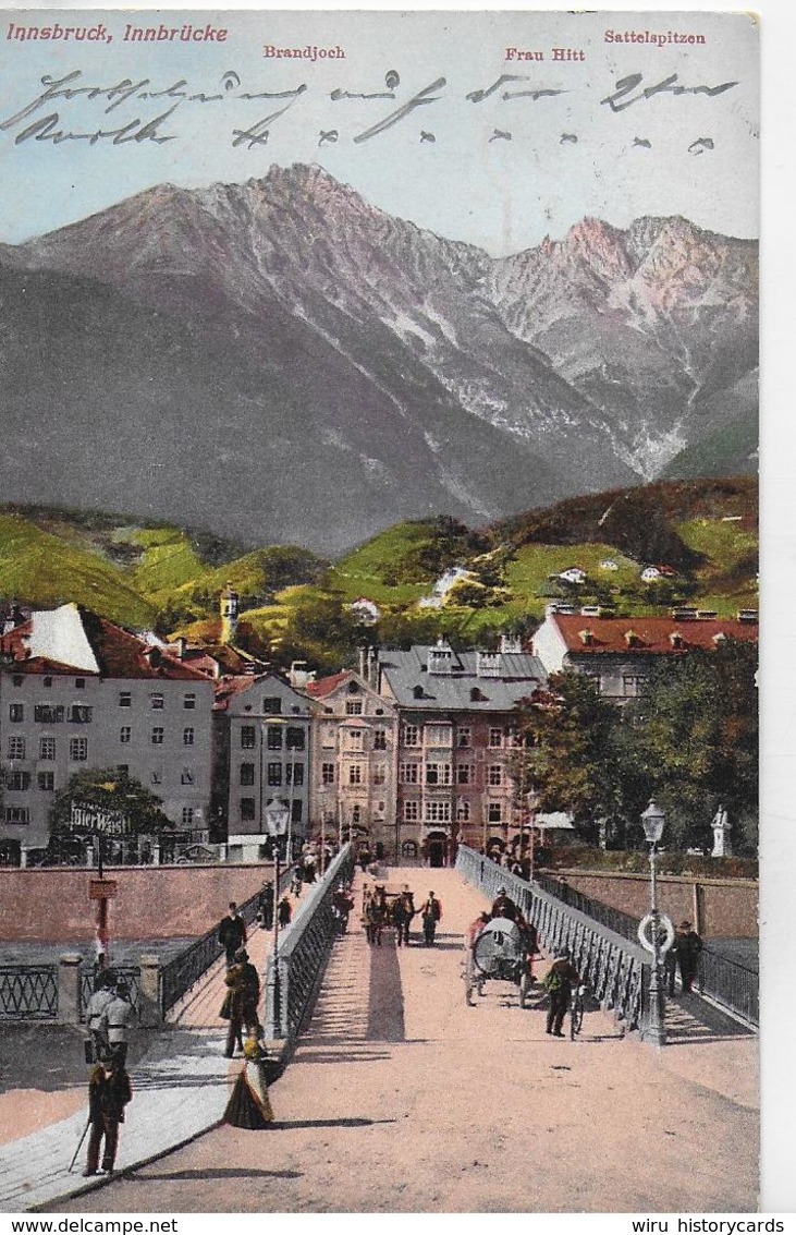 AK 0091  Innsbruck - Innbrücke / Verlag Lampe Um 1909 - Innsbruck