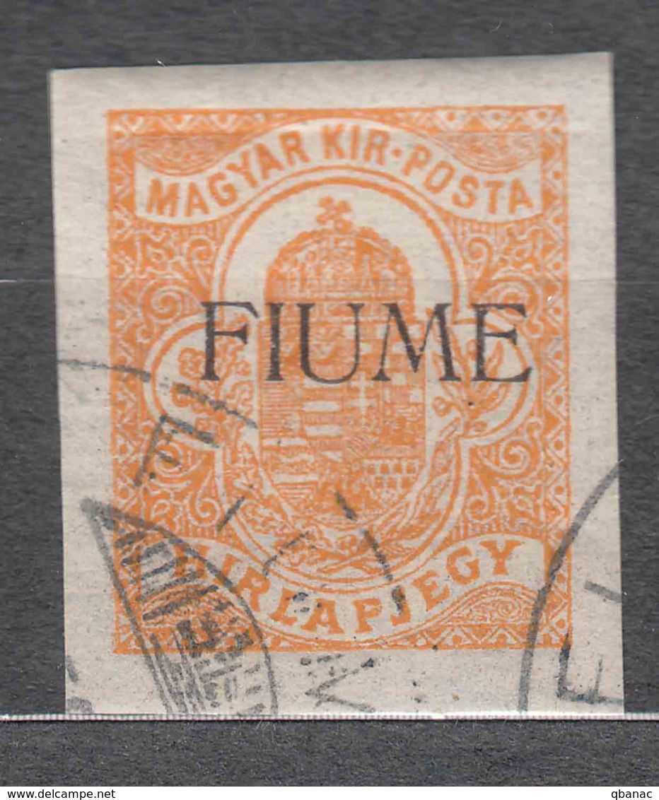 Fiume 1918 Newspaper Stamp, Gionali Sassone#1 Michel#1 Used - Fiume