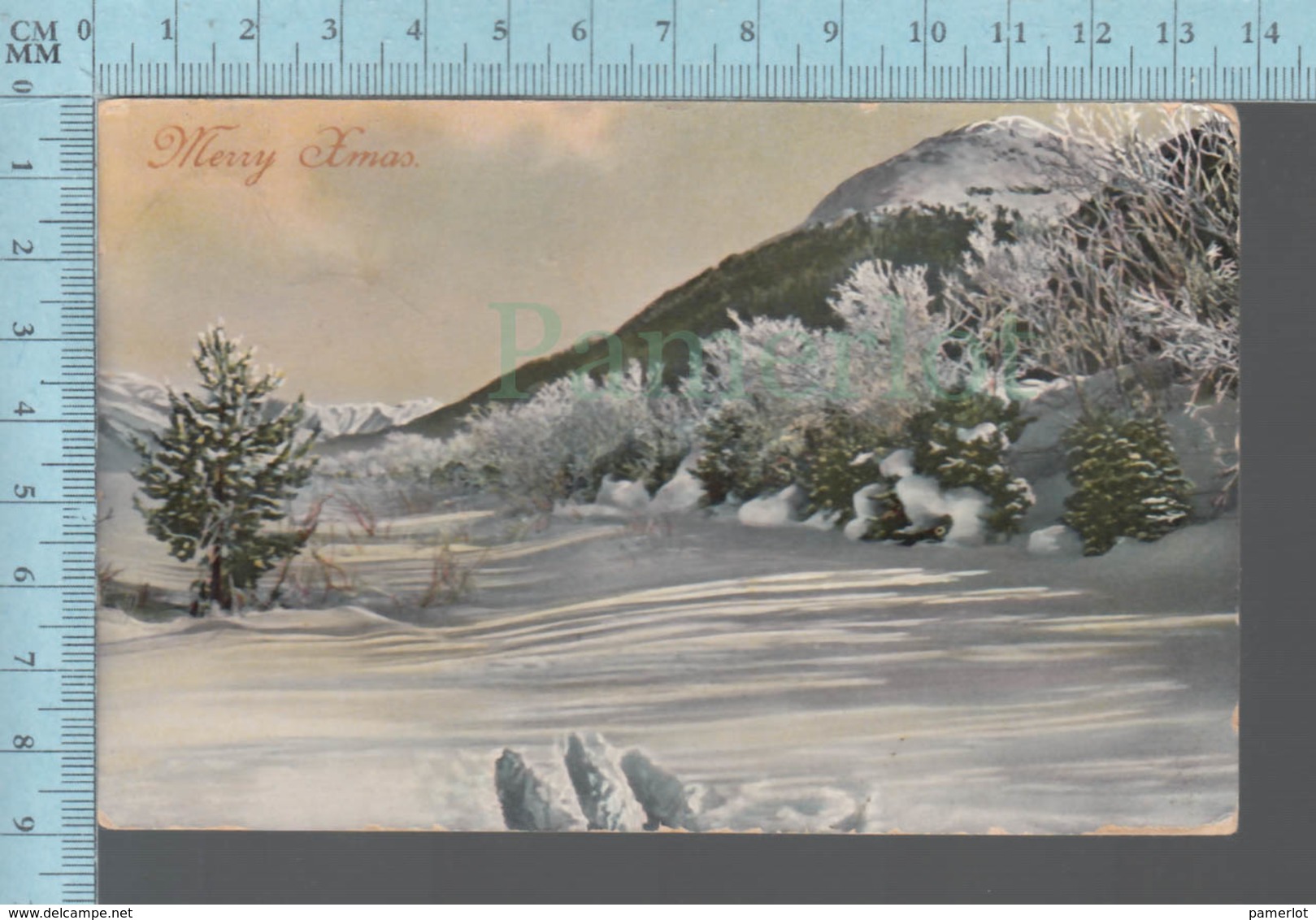 CPA -  Merry Xmas ,Winter View, Cover   Oxbow Saskatchewan, 1912 - Autres & Non Classés