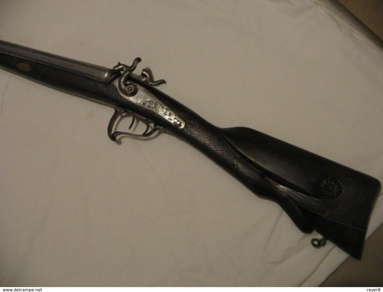 lot 2xancien  fusil pouder noire XIX