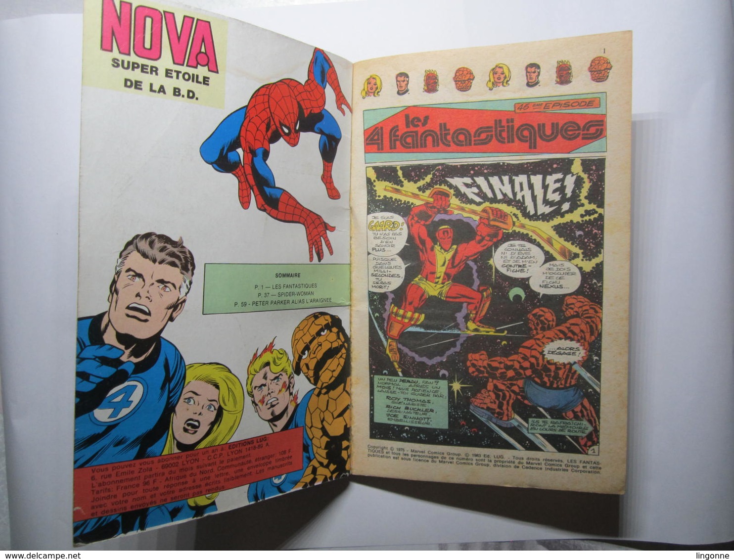 COMICS MARVEL EO REVUE NOVA N°68 1983 - Nova