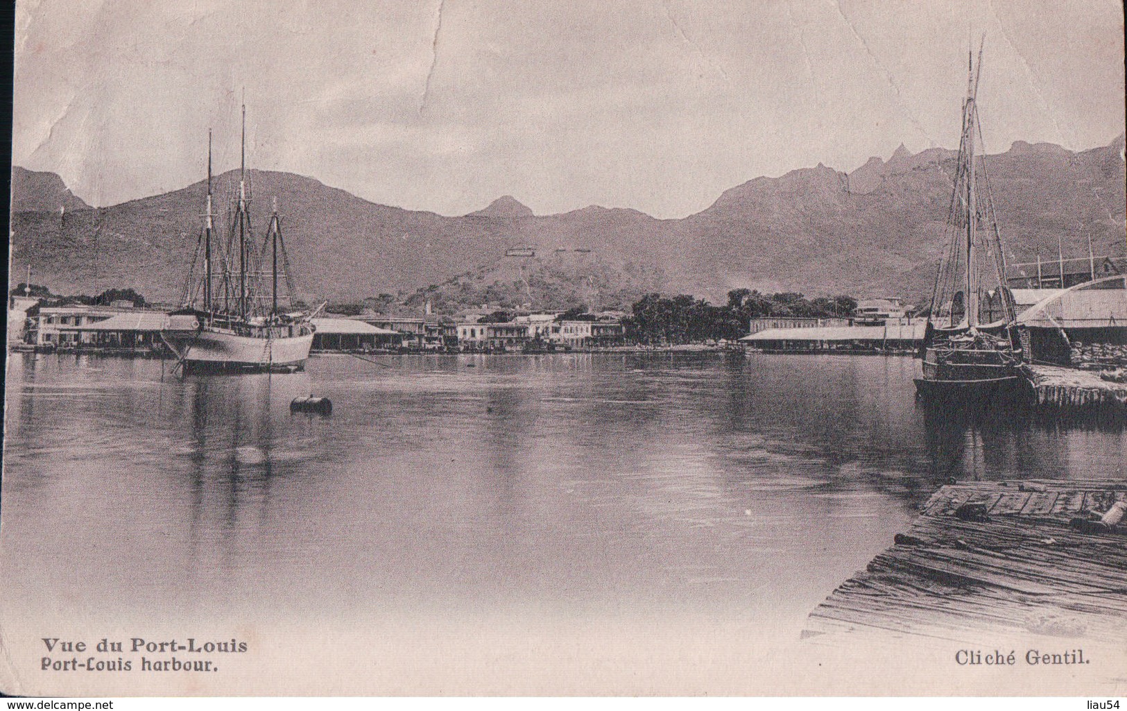 Vue Du Port-Louis (1909) - Maurice