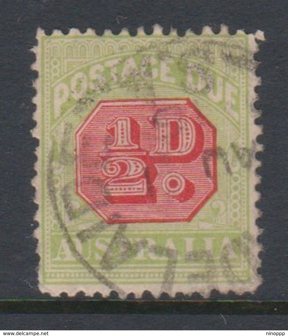 Australia Postage Due Stamps SG D63  1909-1910 Half Penny Used - Impuestos