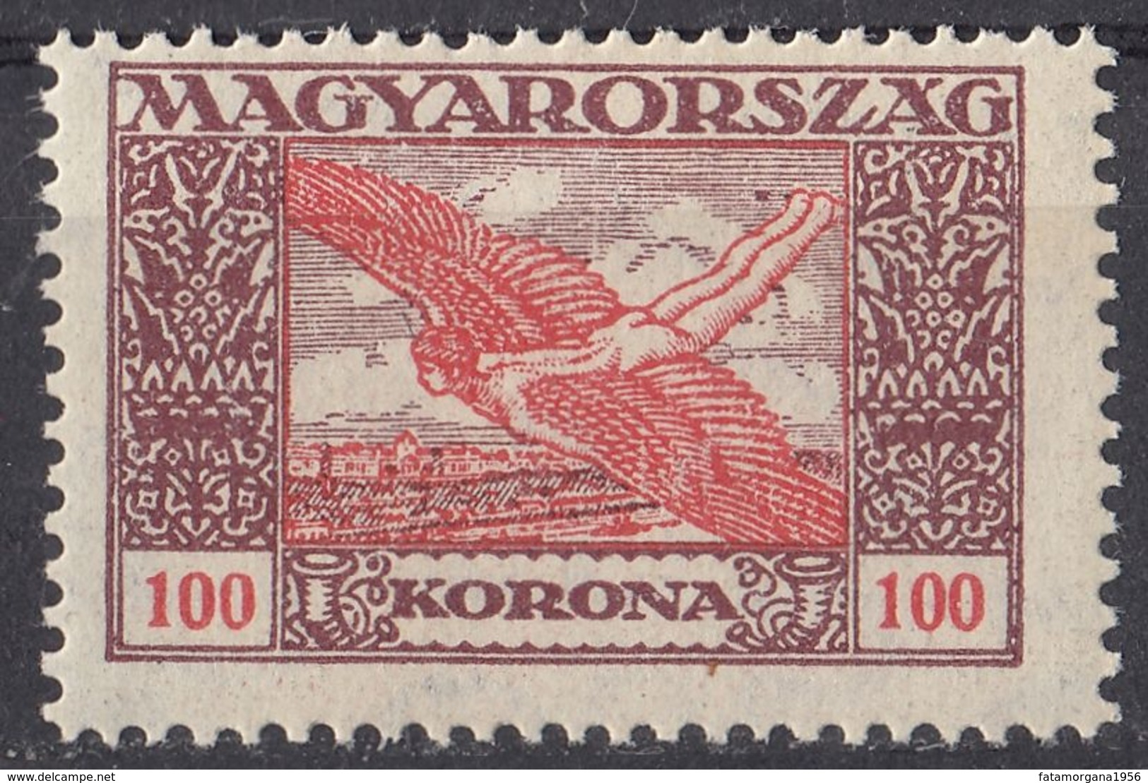 UNGHERIA - 1924 -  Yvert Posta Aerea 6 Nuovo MNH. - Nuovi