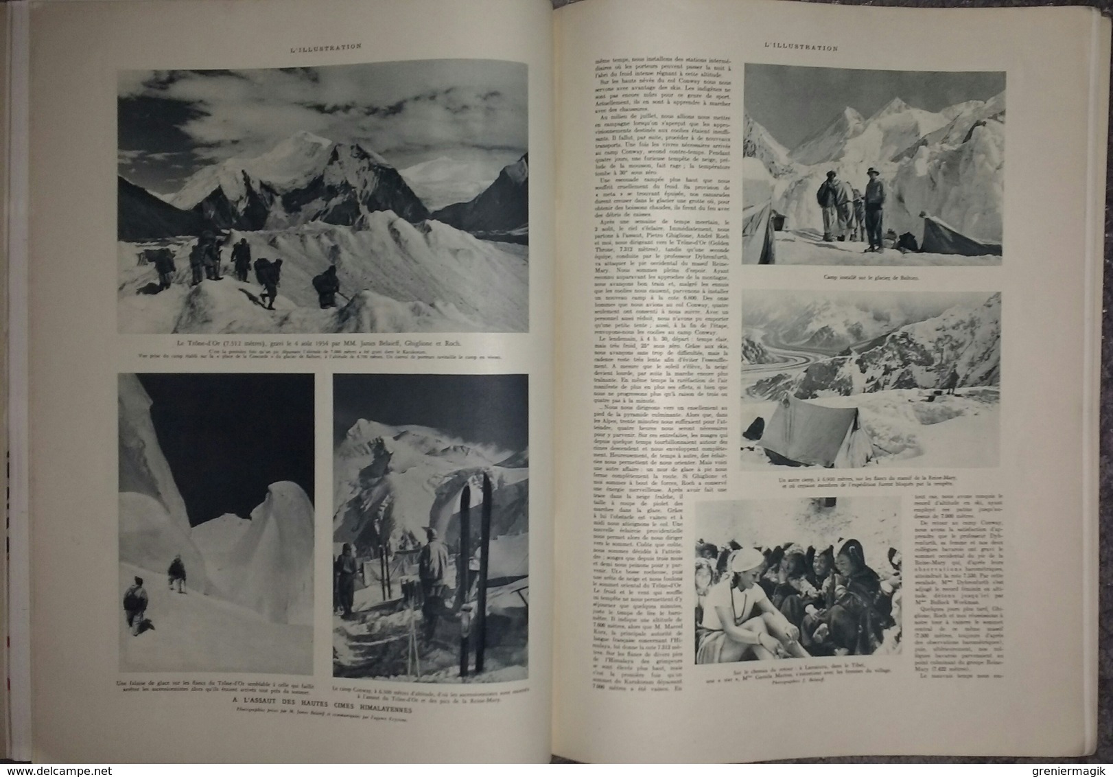 L'Illustration 4808 27/04/1935 Edouard Renard - Alpinisme Himalaya Karakoram - Ras Shamra-Ugarit - Villemaur/vanne