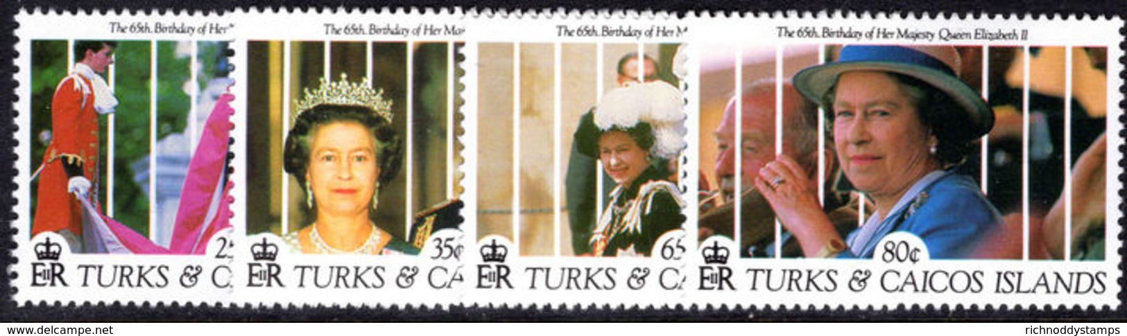 Turks & Caicos Islands 1991 Queens Birthday Unmounted Mint. - Turks And Caicos