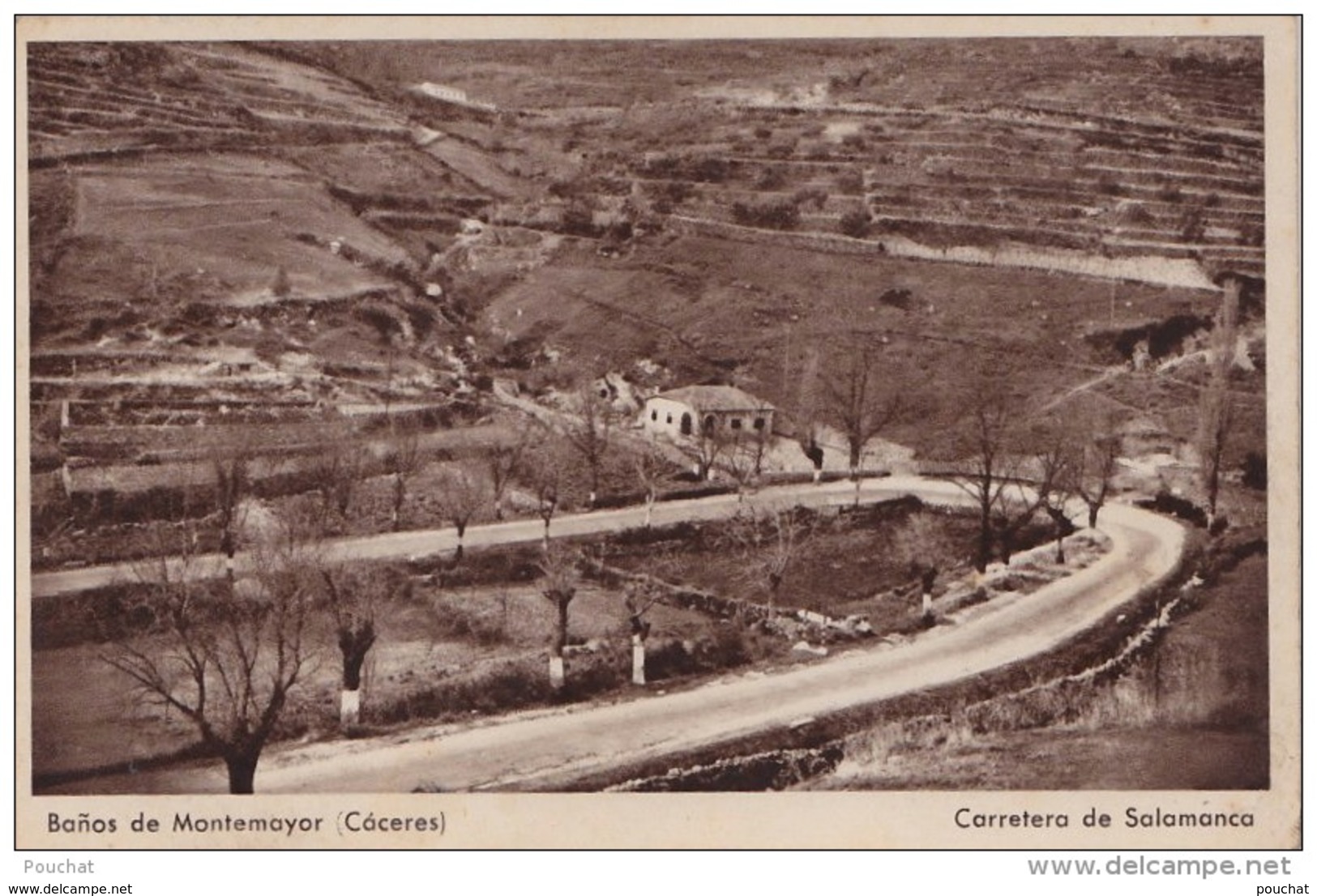 C19- BANOS DE MONTEMAYOR (CACERES) CARRETERA DE SALAMANCA  - (2 SCANS) - Cáceres