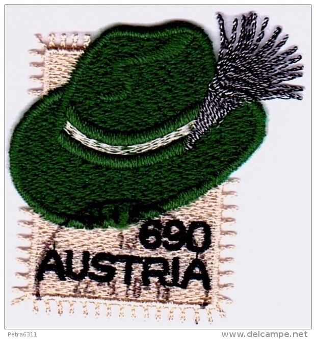 Austria Österreich 2018  Steirerhut. Guipure-Stickerei Auf Atlasgewebe USED / O / GESTEMPELT - Gebraucht