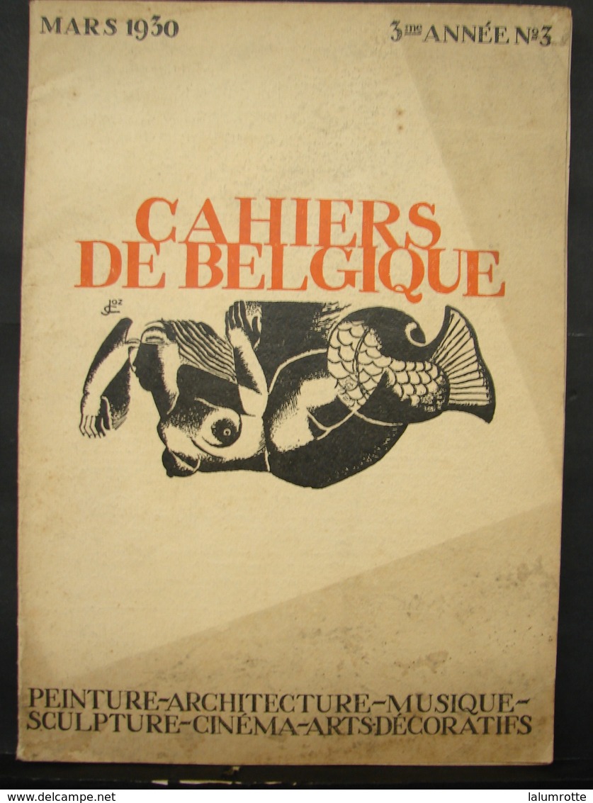 Liv. 283. Cahiers De Belgique 1930. Peinture Architecture, Musique, Cinéma... - Art