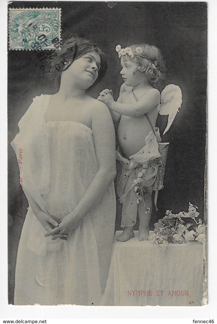 NYMPHE Et AMOUR - 1906  (K104) - Angels