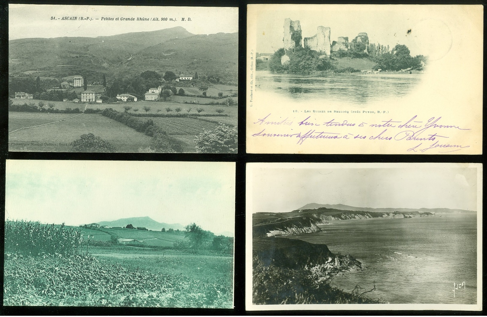 Beau lot de 60 cartes postales de France  Pyrénées - Atlantique       Mooi lot van 60 postkaarten van Frankrijk ( 64 )