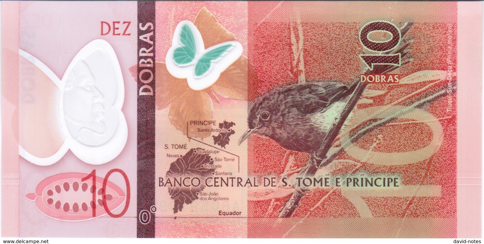 Saint Thomas & Prince - Pick New - 10 Dobras 2016 - 2018 - Unc - Sao Tomé Et Principe