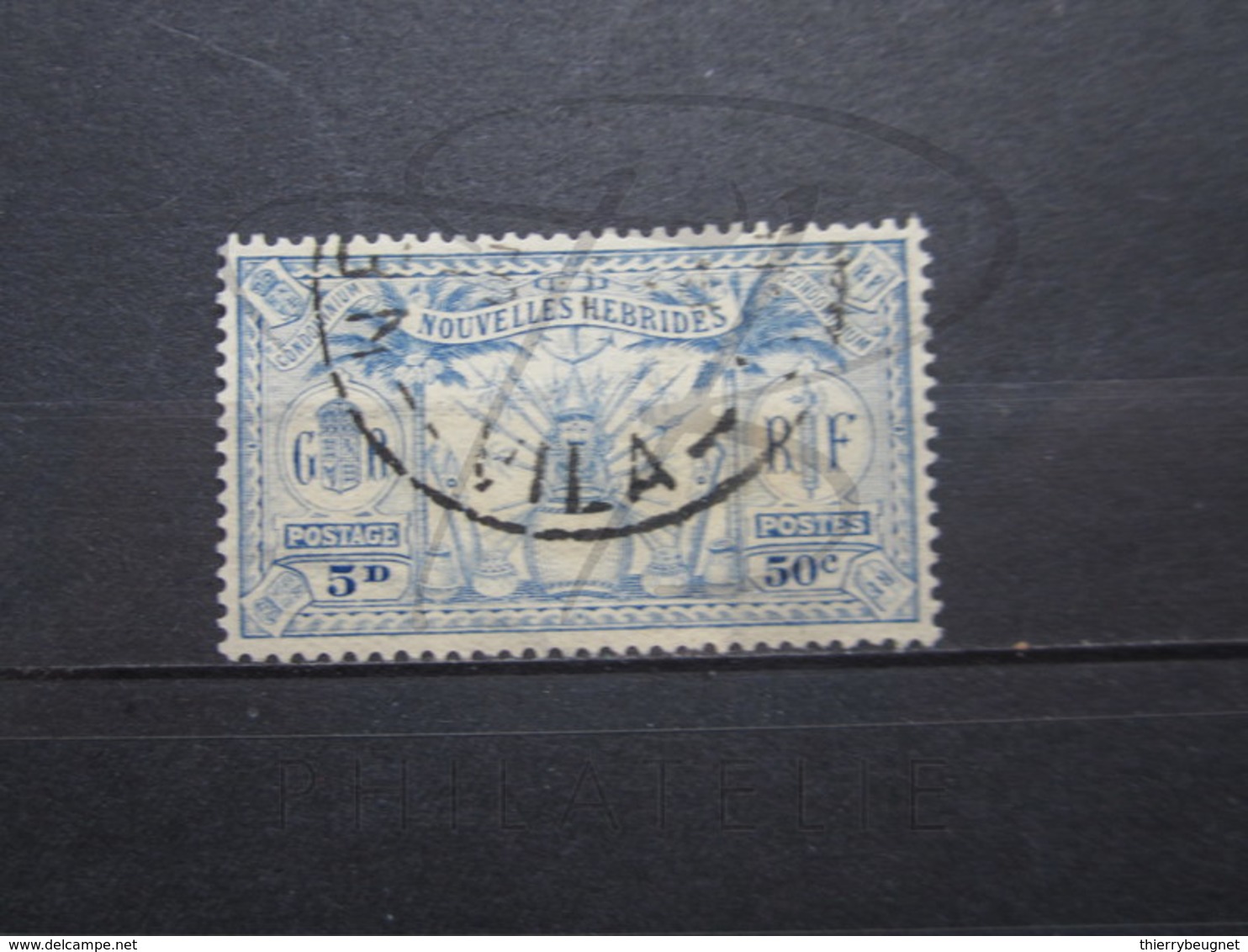 VEND BEAU TIMBRE DES NOUVELLES-HEBRIDES N° 86 , CACHET " VILA " !!! - Oblitérés