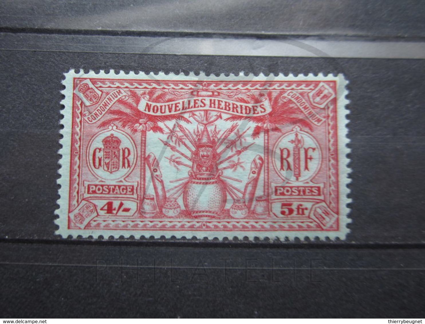 VEND BEAU TIMBRE DES NOUVELLES-HEBRIDES N° 90 , (X) !!! - Neufs