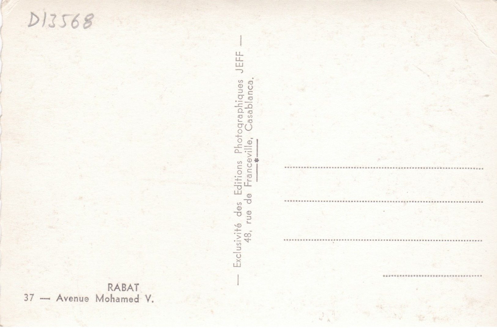 Old Post Card Of Rabat, Rabat-Sale, Morocco,R82. - Rabat
