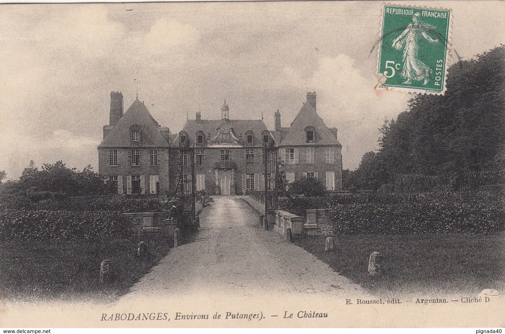 Cp , 61 , RABODANGES , Environs De Putanges , Le Château - Putanges