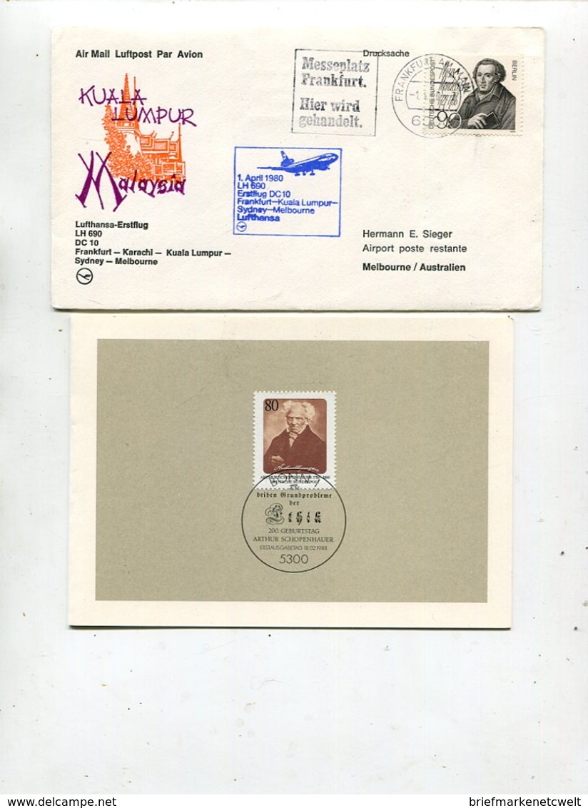 Belegeposten / 17 Belege (40086-80) - Vrac (max 999 Timbres)