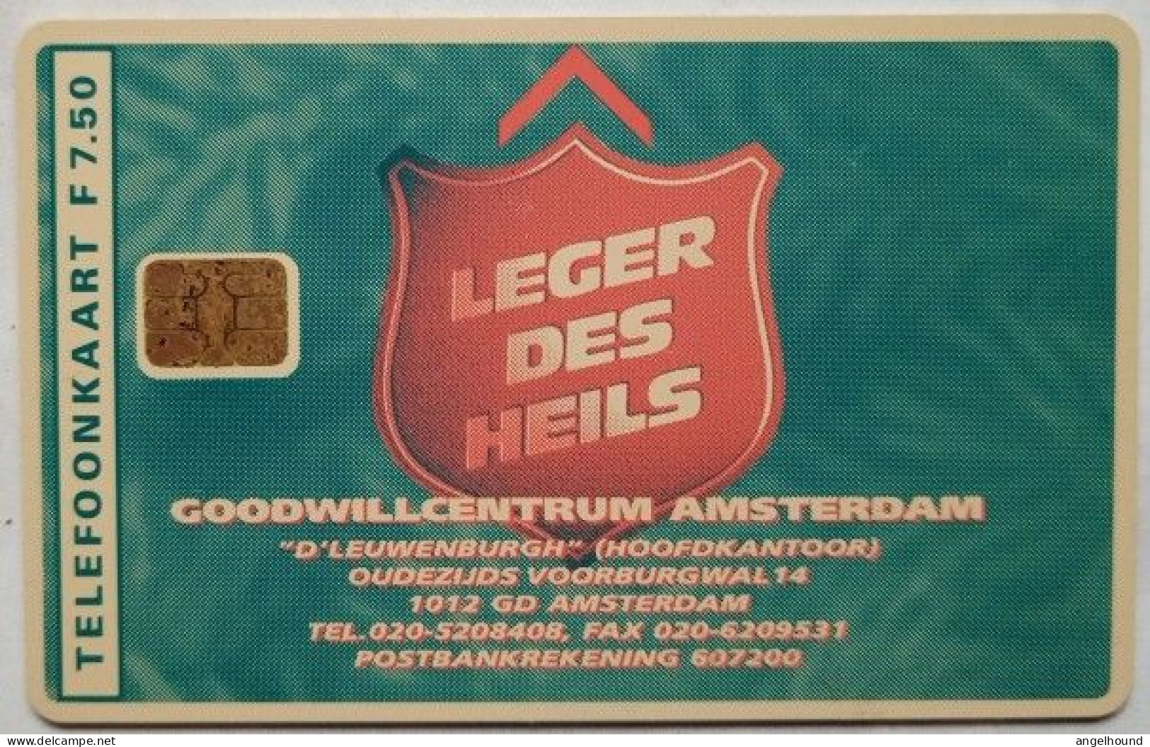 Netherlands  7.5 F  " Leger Des Heils  " - Private