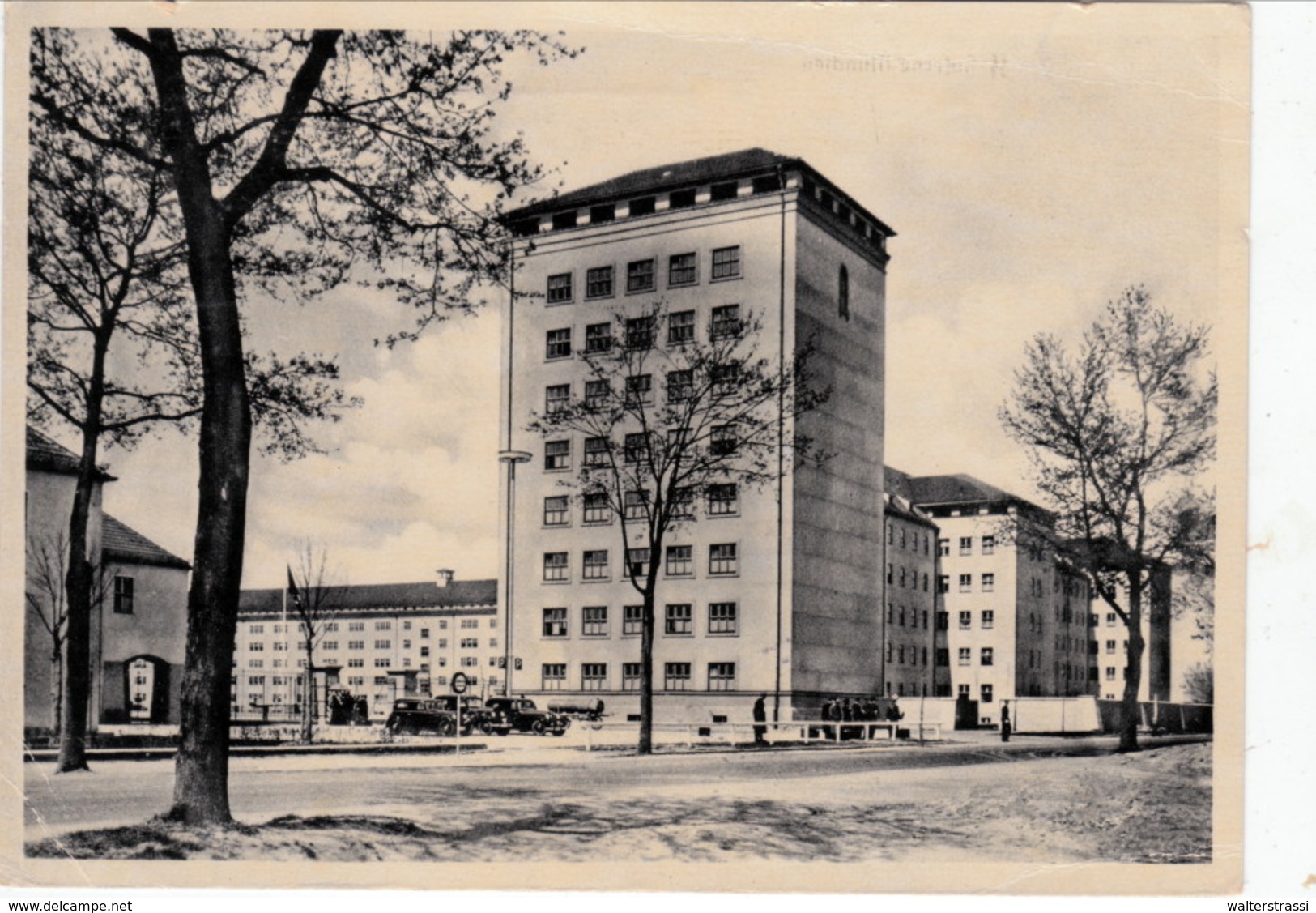 SS - Kaserne München, Stempel Waffen - SS, 9. Battr./ SS - Artillerie - Ers.- Rgt. - War 1939-45