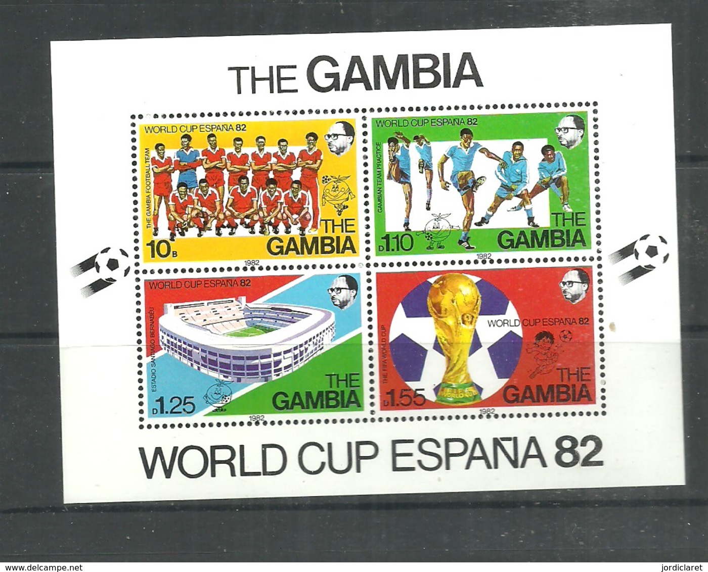 IVERT NºB.F 6 ** 1982 - Gambia (1965-...)