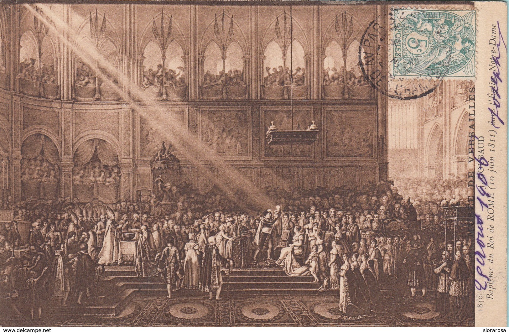 Musèe De Versailles - J. Roubaud Bapteme Du Roi De Rome (10 Juin 1811) Dans L'Eglise Notre Dame - Musei