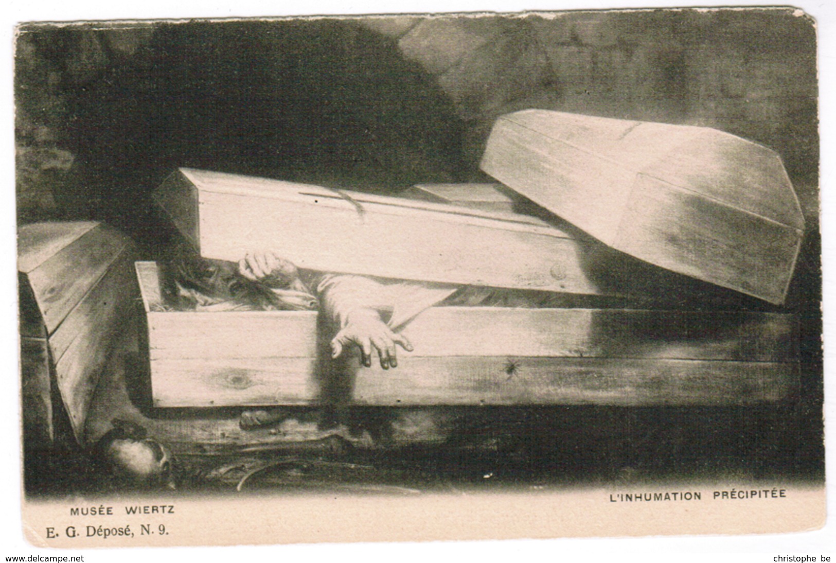 Brussel, Bruxelles, Musée Wiertz, L'inhumation Précipitée (pk52081) - Musées