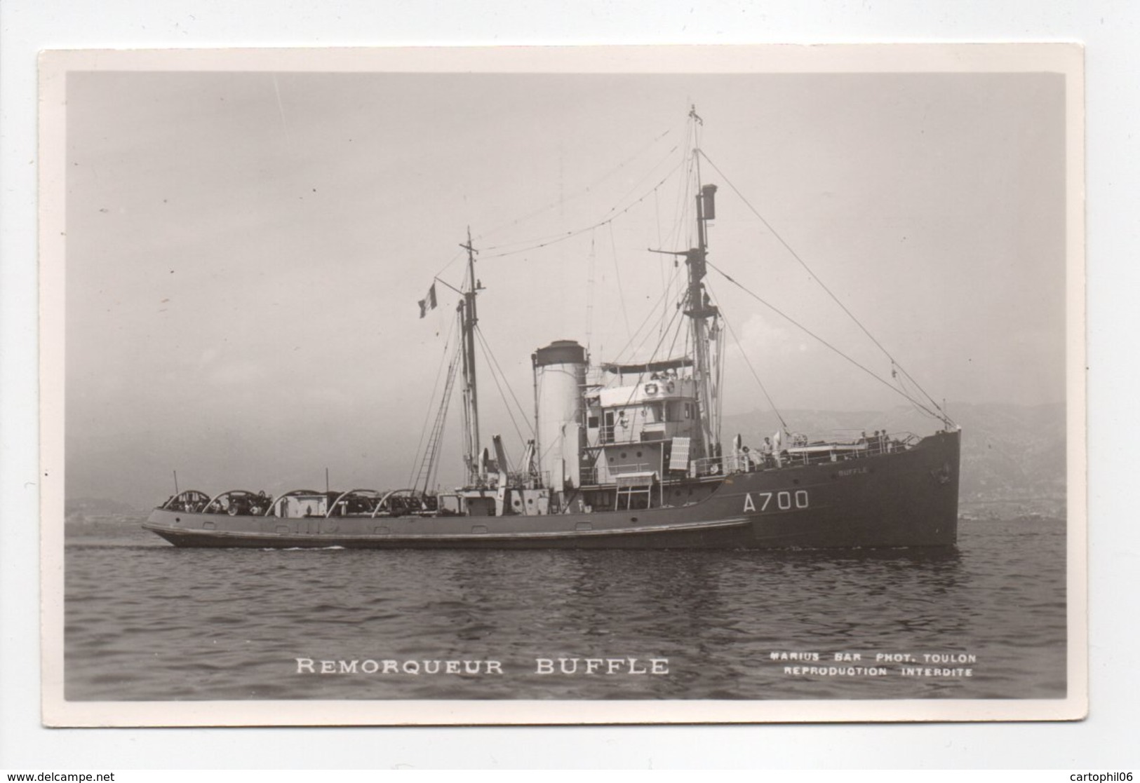 - CPSM BATEAUX - Remorqueur BUFFLE - Photo MARIUS BAR - - Remorqueurs