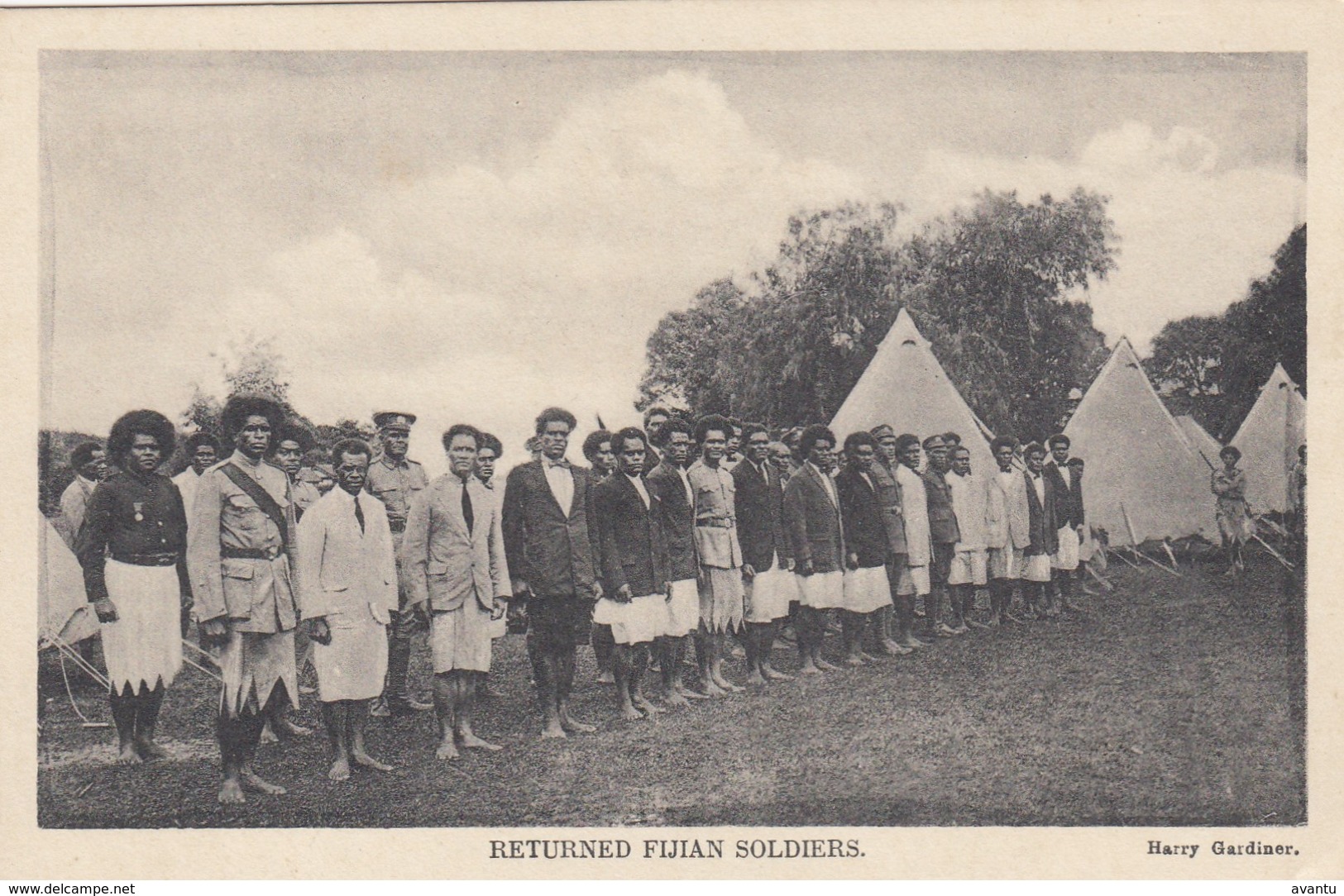 FIJI ISLANDS / RETURNED FIJIAN SOLDIERS - Fidji